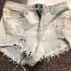 Denim shorts